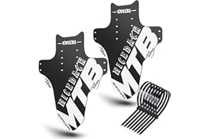 NICEDACK Guardabarros para Bicicleta de montaña, 2 Unidades, Ajuste Mudguard Fit 20-29 Pulgadas, Guardabarros Delantero y Trasero Compatible con Bicicleta