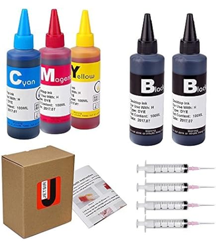 Color CMY Ink Refill Kit For HP 60, 61, 62, 63, 64, 65 Series Ink Cartridges