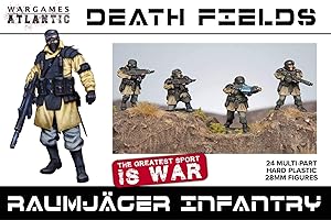 WARGAMES ATLANTIC Death Fields – Raumjäger Infantry (24 figurines) en plastique rigide multi-parties (polystyrène à fort impact) 28 mm