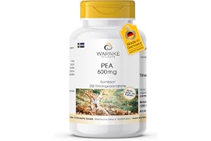 PEA 600mg – 250 tabletter – 1200mg per dagsdos – HÖG DOSERING – lätta att svälja – palmitoyletanolamid – tysk apotekskvalitet – vegansk