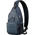 Javolto Crossbody Bags Sling Backpack，Multipurpose Cross body Shoulder Bag for Men and Women Chest Bag Travel Hiking Daypack
