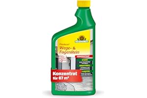 Neudorff Finalsan Wege- & FugenRein – Schnellwirkendes Reinigungskonzentrat gegen Grünbelag auf Wegen, Terrassen und Mauerwerk, 1 Liter