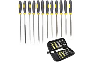 SNOWTAIN Schneespitze Limes et Râpes,Lime Diamant Kit,Ensemble De Limes à Aiguilles Outils De RéParation De Limes DiamantéEs,pour métaux, Bois et Plastiques