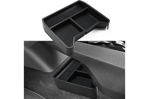 MARCHFA Lower Center Console Armrest Organizer Storage Box Tray Storage Armrest Accessories Compatible For ID.4 ID4 2021 2022 2023 2024