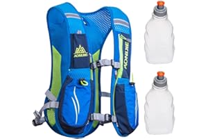 Geila Sac à Dos d'hydratation, Gilet d'hydratation Extérieur Sentier de Course à Pied Course de marathoniens Sac à Dos léger pour Hommes et Femmes