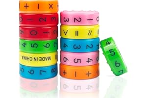 tekenewbse 2 Pieces Magnetisches Rechenrolle, Rechenhilfe Grundschule, Rechnen Lernen Spiel, Rechenspiel, Rechenspiele, Number Blocks, Educational Maths Calculation, Magnetspielzeug für Kinder