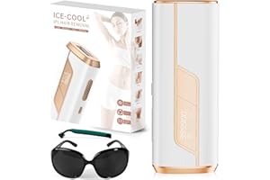 BLISSKY Laser Hair Removal Device with Painless Ice Cooling Function, 9 Energy Levels IPL Hair Removal at Home, 999,900 Flashes Lazer Hair Removal for Women and Men, Bikini Line, Face, Full Body