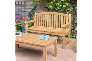 Teck'Attitude Banc en Teck Massif Oxford 130 cm