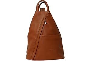 RS.FASHIONS Vera Pelle Genuine Soft Italian Leather Backpack Rucksack/fashion Shoulder Bag