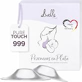 Livella | Silver Nipples for Breastfeeding - One Size - Made in Germany - For Sensitive Nipples - Maintains the Wet Environme