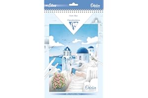Clairefontaine 95742C Bloc de Coloriage Pour Adulte Créativité Détente Zen Décors de Villes - Multitechniques Crayons, Feutres, Aquarelle, Peinture 20 Feuilles Format A4 250G - ODELIA Thème Les Villes