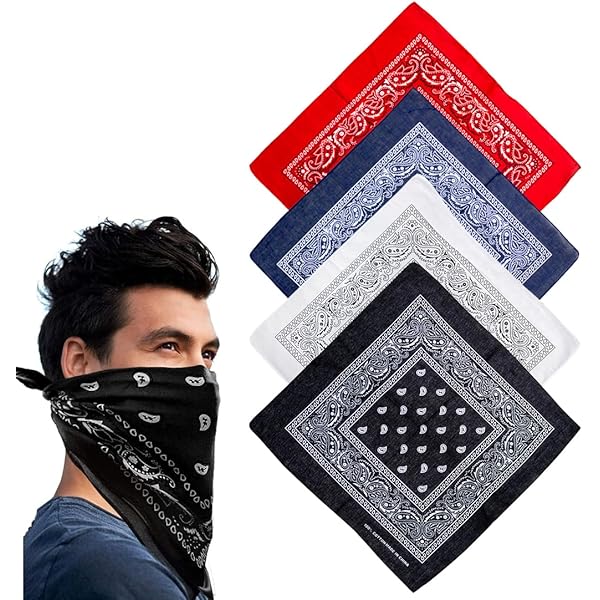 12 Bandane Unisex 55x55 Cm - Foulard In Poliestere Multiuso Per Capelli E Accessori - Foto 9