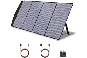 ALLPOWERS SP033 200W Portable Solar Panel for S2000 PRO R600 R1500 R2500 R4000 Power Station, Foldable Monocrystalline Solar Cell Solar Charger Solar Kit for RV Van Outdoor Off-Grid