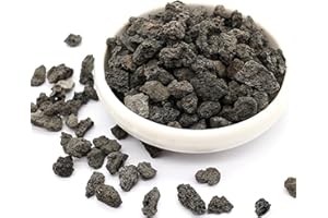 YUNSTK Naturalny granulat lawy, kamienie dekoracyjne, kamienie lawowe, kamienie ogrodowe, kamienie dekoracyjne, kamienie ogrodowe, donica na rośliny/soczysty kaktus, drenaż do domieszki w ziemi do roślin,