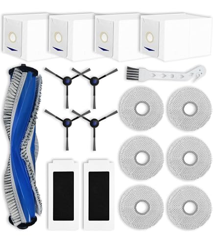 Kit Accessori Per Ecovacs Deebot T30 Pro Omni/T30 Omni – 19 Pezzi Con Sacchetti, Filtri HEPA E Panni Mop