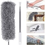 Spolverino Telescopico In Microfibra - Manico Regolabile Fino 230 Cm, Lavabile, Per Soffitti E Angoli - Foto 11