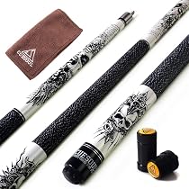 Support Mural Pour Queues De Billard - Lot Avec 6 Housses De Protection - Gain De Place, Installation Facile