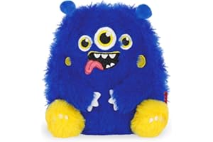 Legami - Peluche Super Soft!, thème Monster, Format Mini, avec Carte d'Identité Personnalisable, Tient Debout, 14x15x12 cm