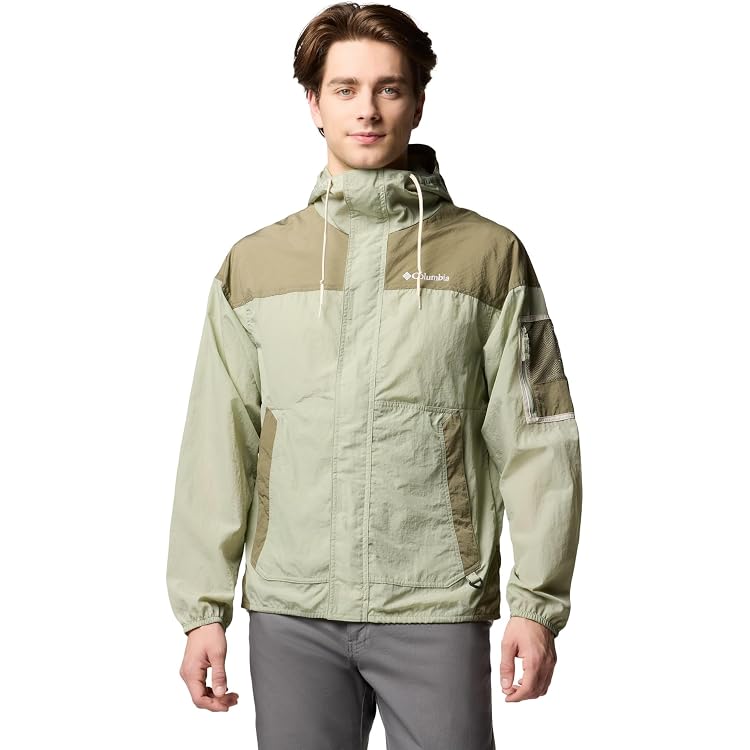 Columbia Herren Challenger Windbreaker – Leichte Jacke Mit Kapuze | Wasserabweisend Für Wanderungen & Alltag