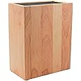 Rockingham Forge Upright Rubberwood Universal Knife Block, 20 Slots for Knives up to 20cm Blade Length, 27cm