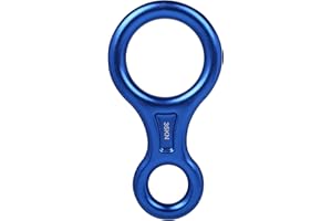 Snowtain 35KN Abseilachter,Abseilachter Abseilgerät Klettern 8 Descender,Sicheres Langlebiges Gut Absteigende Sichernde Absteigende Sichernde Ausrüstung Rappel Gerät für Erholung im Freien