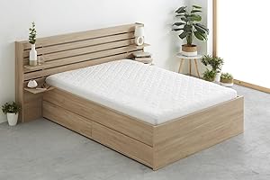 Degrees Home - 2basic - Protector colchon 180x190/200 - Acolchado - Transpirable - Reversible - Cubre Colchon - Funda Colchon - hasta 32 cms de Altura