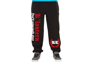 UGLYSHIRT89 Kaiserslautern Never Walk Alone Männer und Herren Jogginghose | Fussball Ultras Fan | M2