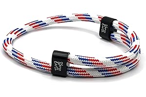 KAROO EARTH JEWELLERY Unisex Adjustable Rope Bracelet - Durable Waterproof Surfer Fashion Bracelet for Men - Handmade Paracord Bracelets - Survival Adjustable Bracelet - Bracelets for men and Women