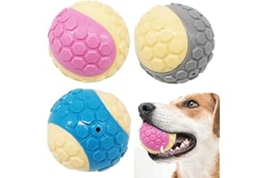 BPS BUENA PET SHOP BPS 3 szt. Zabawka Piłka dla psa Piłka gumowa Niezniszczalny dźwięk o wysokiej rozciągliwości Rozmiar M/L Losowy kolor (M) BPS-7434*3