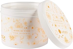 ‎LUMUNU Deluxe Body-Butter für Babybäuche (500ml), reichhaltiges Körper-Mousse für trockene Haut aus 3 natürlichen Pflanzenbuttern mit Vitamin-E, gegen Spannungsgefühle, von Venize
