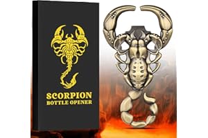 LULLEA Décapsuleur de Bière de Scorpion, Idee Cadeau Original Anniversaire Homme Femme, Cadeau Fête des Pères/Noël pour Lui Papa Mari Grand-Père Petit Ami