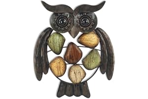 Signes Grimalt Metal Adorno Pared Buho, 24cm Longitud