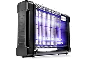 Duronic FK8420 Elektryczne urządzenie do zwalczania owadów 20W | Lampa owadobójcza do domu przeciw muchom owadom latającym | lampa ultrafioletowa na owady komary z łańcuchem | pułapka na muchy