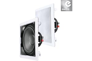 EAUDIO e-audio In-Wall or Ceiling Subwoofer With 12'' Driver 90W 8 ohm