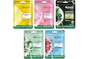 Garnier Sheet Mask (Pack of 5 (All Variant))