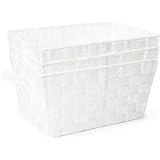 whitmor woven strap storage baskets
