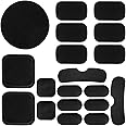 Aoutacc Universal Airsoft Helmet EVA Pads, 19pcs/Set Helmet Replacement Foam Padding Kits Set Accessories Mats for Fast/Mich/ACH/USMC/PASGT Helmet