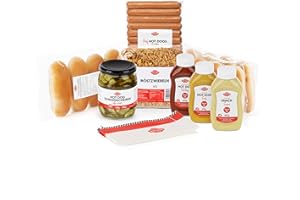 HOT DOG WORLD - Hot Dog Set "Danish Style" (VEGETARIAN) for 12 Hot Dogs