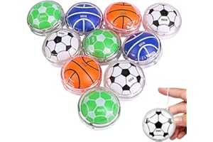 UIEXAY Enfants Yo-yo, 10PCS Yoyo Jouets, Professionnel Yo-yo, Puzzle Jouets, Jouet à Roulement à Billes Réactif, Lots pour Les Fêtes d'anniversaire, Prix (Couleurs Aléatoires)