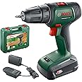 Bosch Home and Garden Cordless Drill UniversalDrill 18V (1 Battery, 18 Volt System, in Carrying case), Black