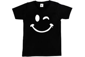 Fancy A Snuggle Retro Happy Funny Winking Emoticon Face Kids Boys/Girls T-Shirt