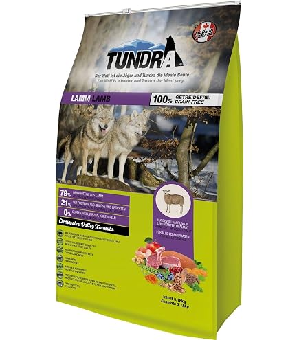 Tundra Nassfutter Hundefutter Lachs & Huhn - getreidefrei (6 x 800g) :  Amazon.de: Haustier