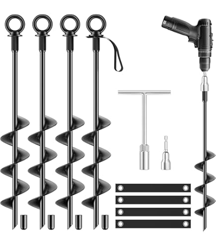 AlMHPVC - 12 Picchetti Per Tenda In Alluminio, Per Sabbia