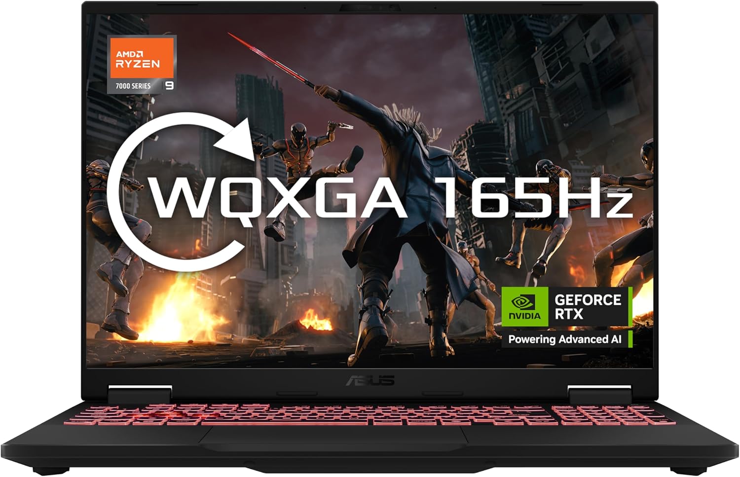 ASUS TUF Gaming A16 FA608PM 16.0" WUXGA 165Hz Gaming Laptop (AMD Ryzen 9-7940HX, NVIDIA GeForce RTX 5070 Graphics, 32GB RAM, 1TB PCIe SSD, 3 Month Xbox Game Pass, Windows 11)