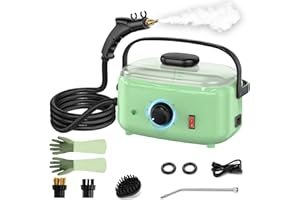 CAYAMA Steam Cleaner 2500W High Pressure Handheld Steamer for Cleaning, 1500ml Portable Steam Cleaner for Home Use High-Temperature Steamer Cleaner for Car Detailing, Kitchen, Bathroom, Grout and Tile