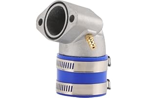GOOFIT Collecteur D'admission De Carburateur De Moto Bleu Tuyau D'admission Remplacement pour GY6 150