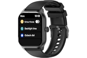 LAOYABB Męski damski smartwatch, sportowy smartwatch 2,01'' HD, z numerem odpowiedzi, inteligentny zegarek wodoodporny sportowy IP68 krokomierz/pulsometr/monitor snu dla systemu Android iOS