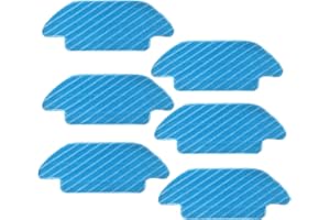 GYing Lot de 6 chiffons de rechange lavables pour aspirateur robot Cecotec Conga 4690 6090 7090 IA 4090 4490 5090 5490