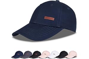 HAMUNI Cappellino da baseball da uomo e donna, unisex, in cotone, per corsa, da baseball, regolabile, per sport all'aria aperta, tempo libero