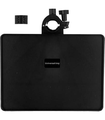 NULYLU Vassoio per Supporto Microfono Clip C per Scheda Audio e Accessori, Supporto per Asta Microfonica Regolabile, Compatibile Stativi Standard